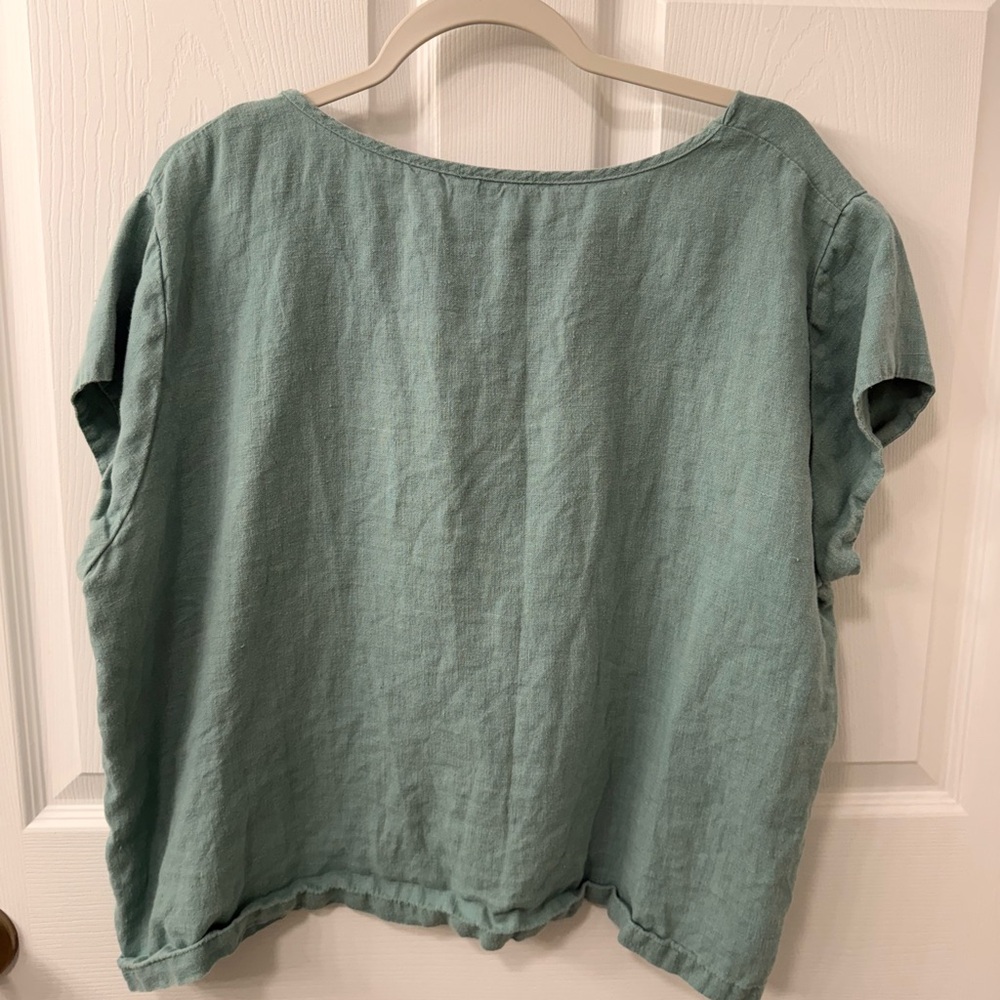 Linen Fairy Tales blouse
